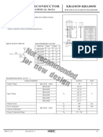 Semiconductor KRA101M KRA106M: Technical Data