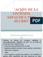Presentación APLICACION DE LA LECHADA ASFALTICA (SLURRY)