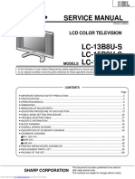 LC-13B8U-S LC-15B8U-S LC-15B9U-SM: Service Manual