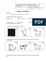 Evaluación de lectura de 1°A-B en Academia Malloco