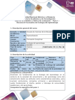 Guía de Actividades y Rúbrica de Evaluación - Paso 1 - Reconocer Escenarios de Ecología Del Aprendizaje