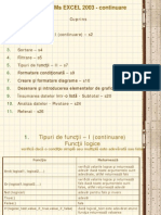 Cursul Excel2003 - partea 2