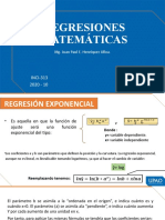 Regresiones Matemáticas: INCI-313 2020 - 10