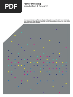 Introduction & Research: Factor Investing