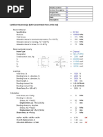 Cantilever Beam Design - PFC