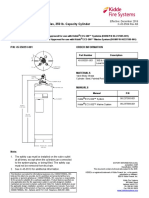ECS-500™ System Component Datasheet: Cylinder and Valve Assemblies, 350 Lb. Capacity Cylinder
