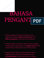 Bahasa Pengantar Dan Bahasa Perpaduan