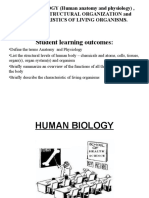 Lecture 1: Introduction Humanbiology, Levels of Structural Organization - 2017 Week 1 (FSM)