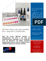 Boletin Informativo Kit Cloro Libre y PH
