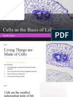 Cells As The Basis of Life 1