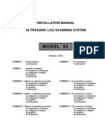 Model 95: Installation Manual Ultrasonic Log Scanning System