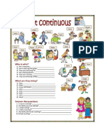 worksheet Present continuous