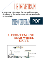 It Is The Total Mechanism That Transmit The Power Developed of The Engine Going To The Drive Wheels of The Vehicle