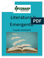 Literatura II Emergente: Cuarto Semestre