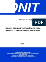 ISF-204 - Estudos Topográficos Projeto Executivo