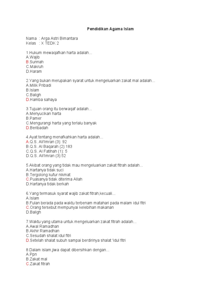 Pendidikan Agama Islam