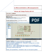 Asignatura: Microcontroladores y Microprogramación Informe Del Trabajo Práctico EC1-03