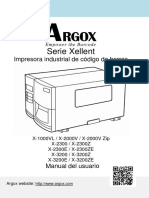 Manual Argox X3200 PDF