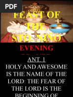 Feast of THE Sto. Niño: Evening Prayer II