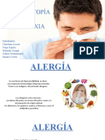 Alergia, atopía y anafilaxia