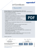 Eppendorf Certificate: Multipette® M4/Repeater® M4