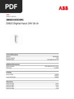 3BSE008508R1 Di810 Digital Input 24v 16 CH PDF