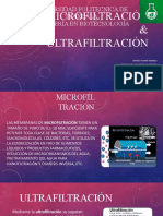 Microfiltración & Ultrafiltración