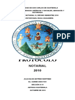 Protocolo Notarial USAC 2010