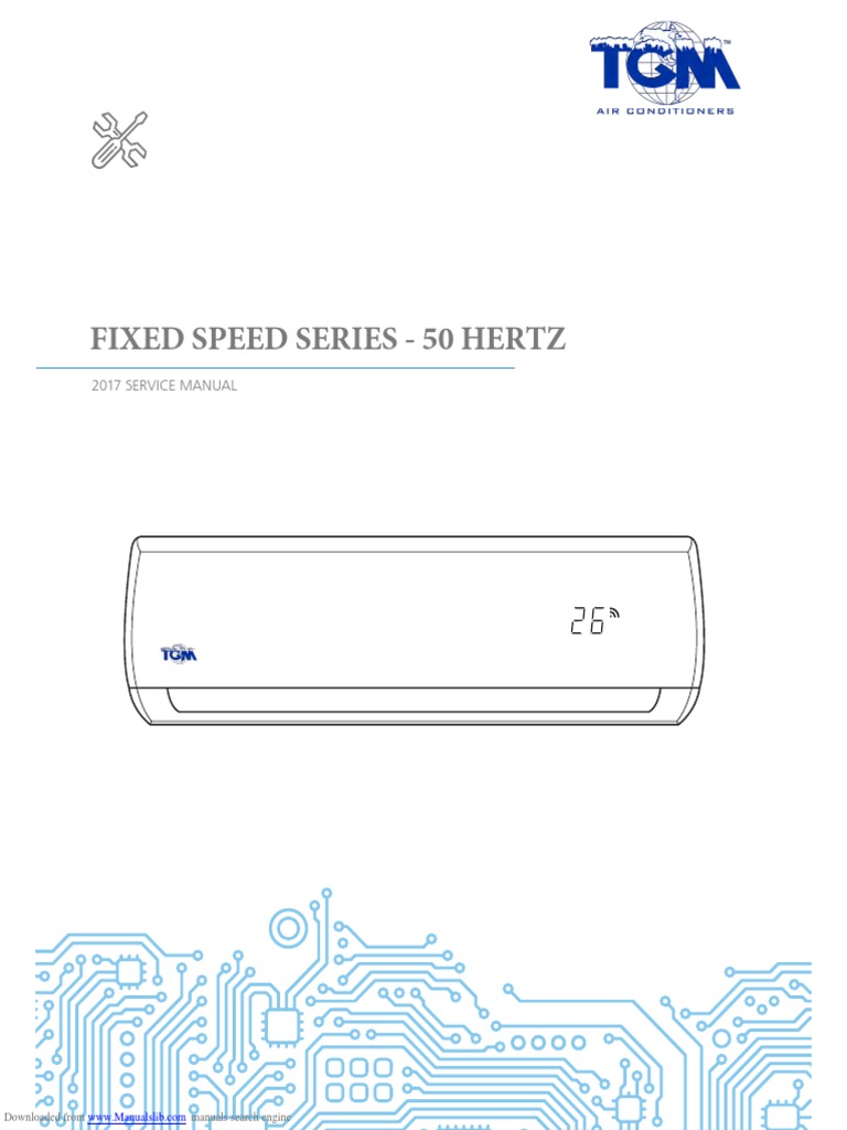 Fixed Speed Series Service Manual | PDF | Air Conditioning ...