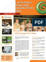 FSTE Scoops VC's Prize: in This Issue