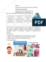 C.A Creamos Objetos Con Material Reciclable PDF
