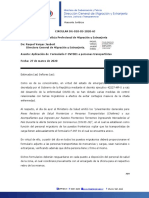 DGME-010-03-2020 Aplicación Del Formulario F-INT001 Transportistas PDF
