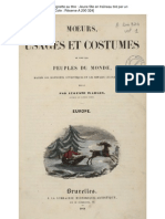 Moeurs - Vestimentas de Todos Los Pueblos Del Mundo (1844 Frances)