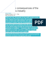 There are over 30 pounds of rare earth metals inside of each Toyota Prius that comes off a production line.docx