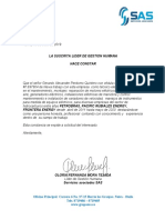 Certificado Sas