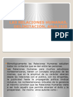 Las Relaciones Humanas, Delimitacion, Analisis