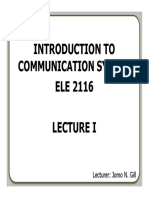 Introduction To Communication Systems-1