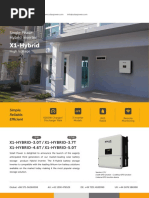 X1-Hybrid: Single Phase Hybrid Inverter