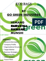 Eco Bags BY Go Green Industries Hemang Raithatha