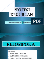 Kelompok A - Profesi Keguruan