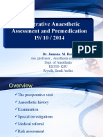 Anesthetic Assesment & Premedication