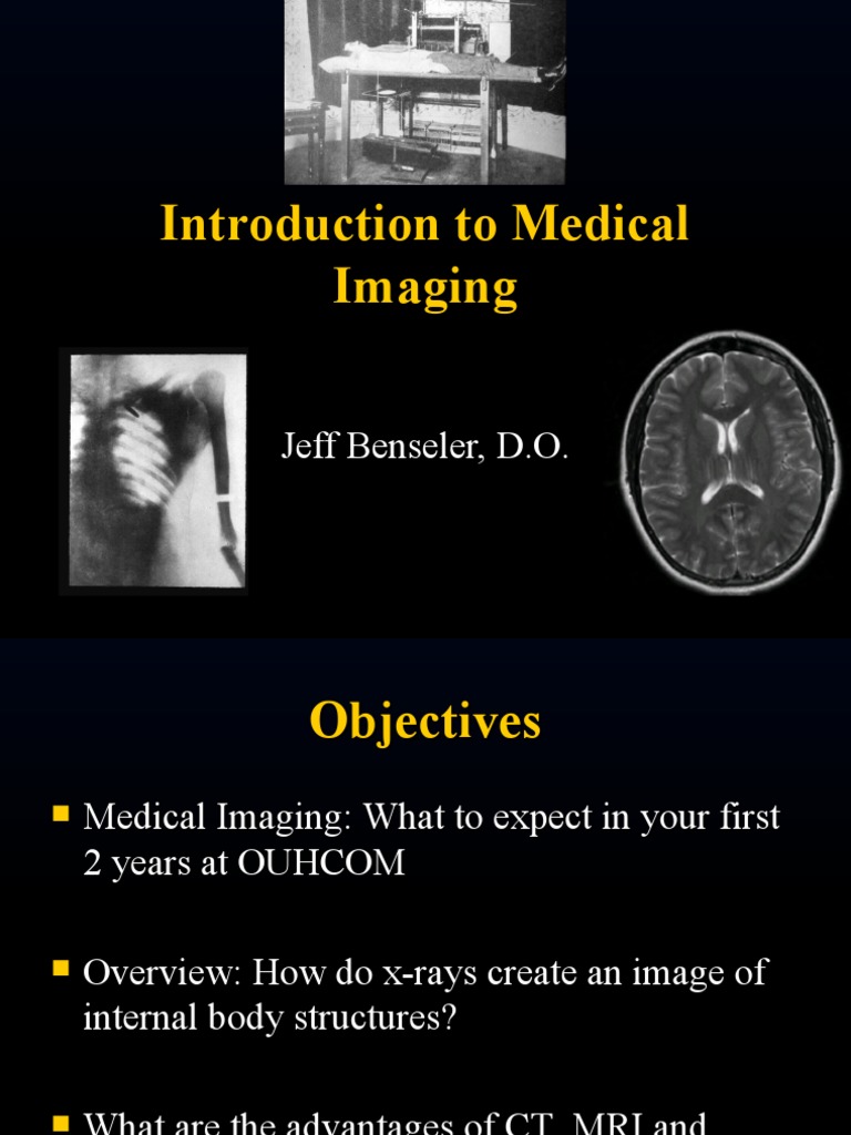 Introduction To Medical Imaging | PDF | Medical Imaging | Ct Scan