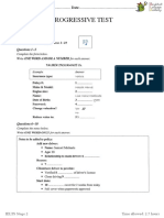 IELTS Stage 2 Practice Test with Writing and Reading Tasks