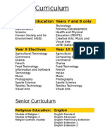 Curriculum