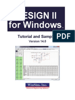 Design Ii For Windows: Tutorial and Samples