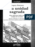 Una Unidad Sagrada - Bateson G. 1991