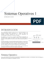 Sistemas Operativos 1: Introducción