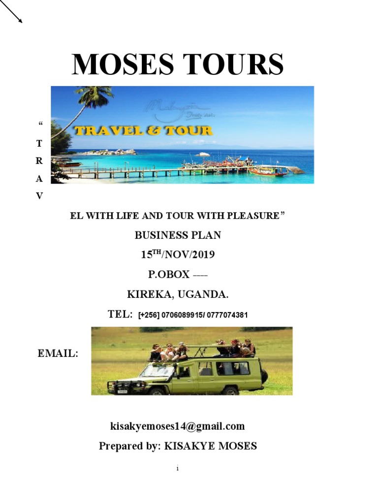 Tour Business Plan PDF Competition Marketing