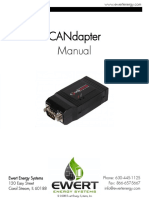 Candapter Manual: © 2008 Ewert Energy Systems, Inc