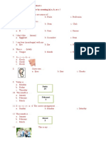 I. Choose The Correct Answer by Crossing (X) A, B, or C !: Soal Uas Bahasa Inggris Kelas 1